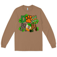 Toasted Coconut St. Patricks Dog Mom Long Sleeve Tee - FaDigitalArtStudio