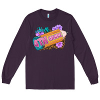 Plum hello 4th grade Long Sleeve Tee - RanaPortraitStore