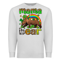 Dove Grey st patricks mama  bear Premium Sweatshirt - AdoDesignShop