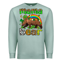 Seafoam st patricks mama  bear Premium Sweatshirt - AdoDesignShop