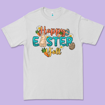 Happy Easter Y'all Easter Day Premium Tee Designed By Howdyjamesfarm
