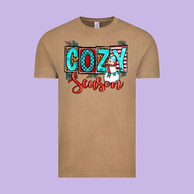 Cozy Season Vintage Tee Designed By Oliviacreatesart