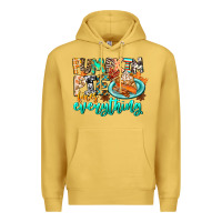 Antique Gold Pumpkin Pie Fixes Everything Premium Hoodie - CowhideDigitalArt