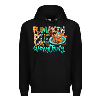 Black Pumpkin Pie Fixes Everything Premium Hoodie - CowhideDigitalArt