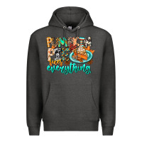 Charcoal Heather Pumpkin Pie Fixes Everything Premium Hoodie - CowhideDigitalArt