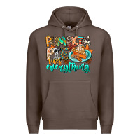 Coffee Pumpkin Pie Fixes Everything Premium Hoodie - CowhideDigitalArt