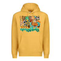 Mustard Pumpkin Pie Fixes Everything Premium Hoodie - CowhideDigitalArt
