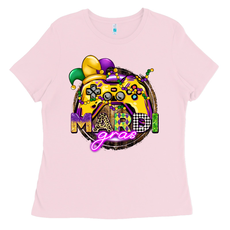 Mardi Gras Gamer Ladies Tee by CowGirlArtShop | Teevron