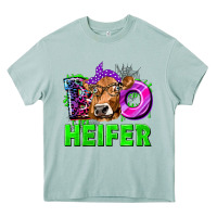 Arona Boo Heifer Cow Heavy Core Tee - texasbilliewilder