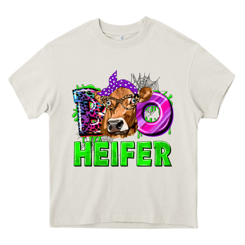 Boo Heifer Cow Heavy Core Tee by texasbilliewilder | Teevron