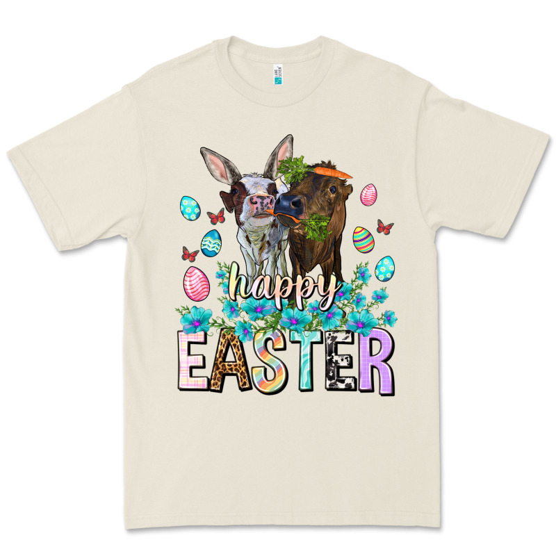 Happy Easter Heifers Easter Day Premium Tee by HowdyJamesFarm | Teevron