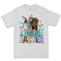 Dove Grey Happy Easter Heifers Easter Day Premium Tee - HowdyJamesFarm