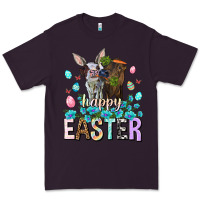 Plum Happy Easter Heifers Easter Day Premium Tee - HowdyJamesFarm