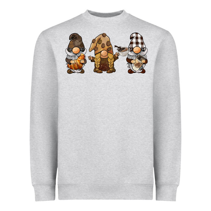 Coffee Gnomes Heavyweight Sweatshirt by BarkalooDesign | Teevron
