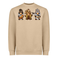 Mushroom coffee gnomes Heavyweight Sweatshirt - BarkalooDesign