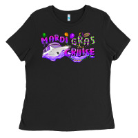 Black mardi gras cruise Ladies Tee - CowGirlArtShop