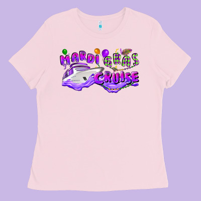 Mardi Gras Cruise Ladies Tee Designed By Cowgirlartshop