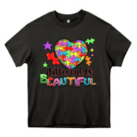 Asphalt different is beautiful Heavy Core Tee - NancyCooperArtShop