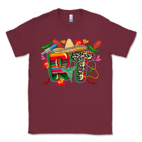 Burgundy cinco de mayo rt Classic Tee - CowGirlArtShop