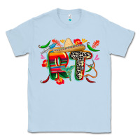 Dusty Blue cinco de mayo rt Classic Tee - CowGirlArtShop