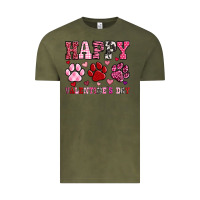 Vintage Olive happy valentine's day paws Vintage Tee - OliviaCreatesArt