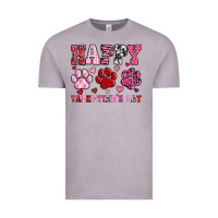 Vintage Zinc happy valentine's day paws Vintage Tee - OliviaCreatesArt