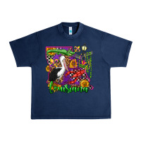Navy louisiana Urban Heavy Tee - OliviaCreatesArt