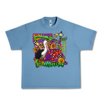 Pebble Blue louisiana Urban Heavy Tee - OliviaCreatesArt