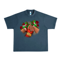 Midnight Navy Latina Mexican Urban Heavy Tee - RanaPortraitStore