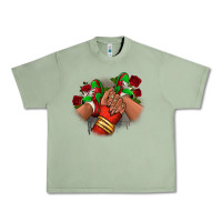 Oil Green Latina Mexican Urban Heavy Tee - RanaPortraitStore