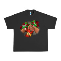Pigment Black Latina Mexican Urban Heavy Tee - RanaPortraitStore