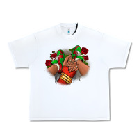White Latina Mexican Urban Heavy Tee - RanaPortraitStore
