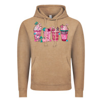 Vintage Coffee Breast Cancer Coffee Cups Vintage Hoodie - FaDigitalArtStudio