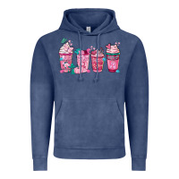 Vintage Denim Breast Cancer Coffee Cups Vintage Hoodie - FaDigitalArtStudio
