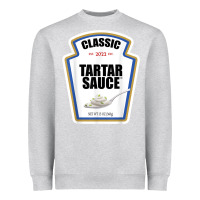 Heather Grey tartar sauce condiment diy halloween costume matching group t shirt Heavyweight Sweatshirt - baoMotion