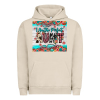 Pigment French Oak i am perfect aunt Urban Hoodie - JahusDesignShop