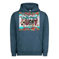 Pigment Midnight Navy i am perfect aunt Urban Hoodie - JahusDesignShop