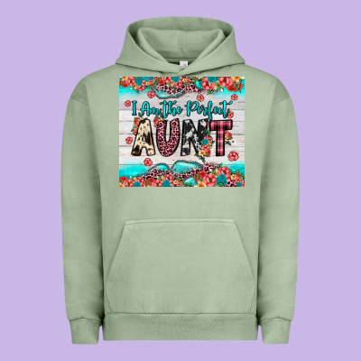 I Am Perfect Aunt Urban Hoodie Designed By Jahusdesignshop