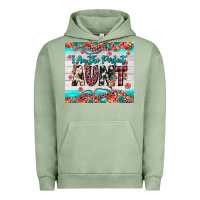Pigment Oil Green i am perfect aunt Urban Hoodie - JahusDesignShop