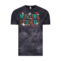 Cloud Black nursing student no sleep no money no life Vintage Tee - OliviaCreatesArt