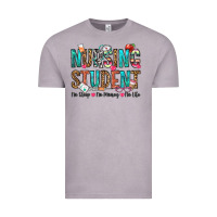 Vintage Zinc nursing student no sleep no money no life Vintage Tee - OliviaCreatesArt