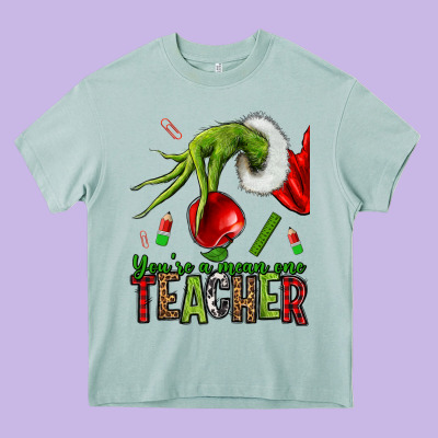 Christmas Character Heavy Core Tee Designed By Nancycooperartshop