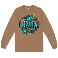 Toasted Coconut Mama with gemstone leopard Mother's Day Long Sleeve Tee - FaDigitalArtStudio