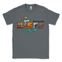 Charcoal Heather he is risen indeed matthew 28 6 jesus christ easter Classic Tee - Jasminsmagicworld