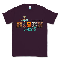 Plum he is risen indeed matthew 28 6 jesus christ easter Classic Tee - Jasminsmagicworld