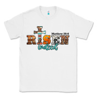White he is risen indeed matthew 28 6 jesus christ easter Classic Tee - Jasminsmagicworld
