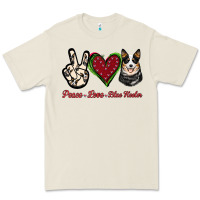 Bone Peace Love Blue Heeler Premium Tee - Jasminsmagicworld