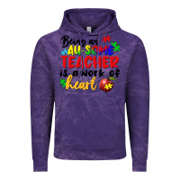 Cloud Purple Being an au some teacher is a work of the heart Vintage Hoodie - FaDigitalArtStudio