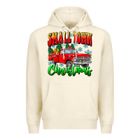 Sandshell Small town Christmas Premium Hoodie - CowhideDigitalArt