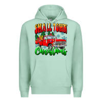 Seafoam Small town Christmas Premium Hoodie - CowhideDigitalArt